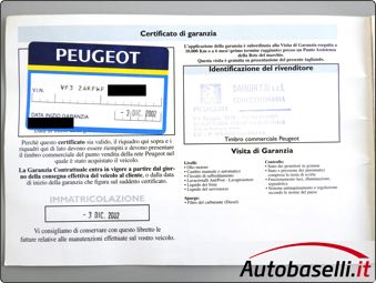 PEUGEOT 206 1.4 XT 5 PORTE